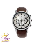 ساعت اسپرت طرح رومانسون بند چرم قهوه ای | Romanson