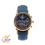 ساعت طرح رمانسون زنونه چرم سورمه ای | Romanson