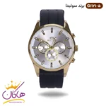 ساعت مردانه سولیدا مشکی صفحه سفید | solida G 1121/5