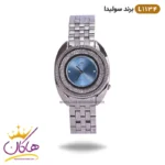 ساعت مچی زنانه سولیدا تمام نقره ای قاب طرح دار کد Solida L 1134