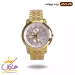 ساعت مردانه ویولت طلایی کرنوگراف 0409