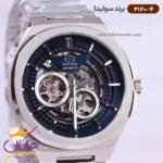 ساعت سولیدا مردانه فلزی اتوماتیک صفحه آبی 4120/4 - Image 2