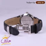 ساعت ست سولیدا بند چرمی مشکی مدل 1128 - Image 3