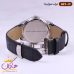 ساعت ست سولیدا بند چرمی مشکی مدل 1128 - Image 5