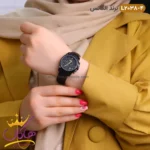 ساعت الگانس زنانه بند چرمی مدل L2038 مشکی - Image 4