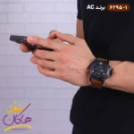 ساعت مردانه ای سی بند چرمی قاب مشکی | 6295/1 - Image 3