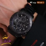 ساعت مردانه الکساندر فلزی تمام مشکی کربن | 9205/1 - Image 2