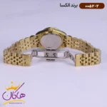 ساعت الکسا زنانه فلزی طلایی نگین دار کد 0052/2 - Image 3