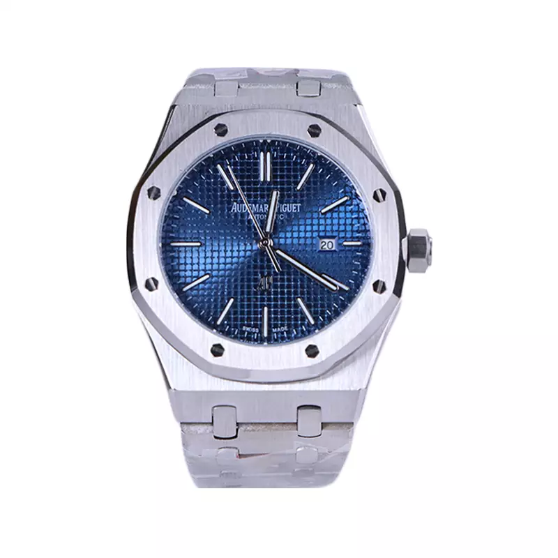 AP-Watch-Code-FW-0058.11.webp ساعت مچی ای پی مردانه فلزی نقره ای صفحه سرمه ای FW0058/1 - Image 1