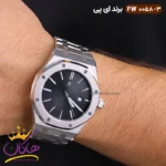 ساعت ای پی مردانه فلزی صفحه مشکی fw0058/3 - Image 2