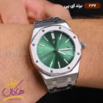 ساعت ای پی مردانه فلزی صفحه سبز مدل 236 - Image 2