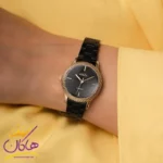 ساعت الکسا زنانه فلزی مشکی طلایی کد 0046/1 - Image 3