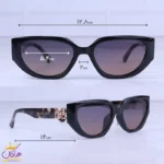 عینک آفتابی بالنسیاگا زنانه مشکی پلاریزه P 9713/4 - Image 2