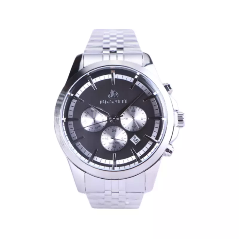 Bigotti-Watch-Code-BG-1.10468.61.webp ساعت مچی عقربه ای بیگوتی مردانه فلزی صفحه مشکی BG.1.10468/6 - Image 1