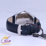 ساعت مچی بیگوتی مردانه بند چرم سورمه ای قاب نقره ای BG.1.10614/3 - Image 3