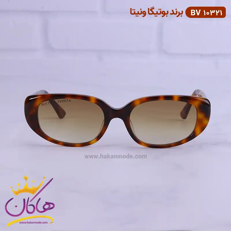 Bottega-Veneta-sunglasses-code-BV-103211.webp عینک آفتابی بوتگا ونتا زنانه گربه ای BV10321 - Image 1