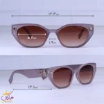 عینک آفتابی باربری زنانه فریم گربه ای بنفش 10785/6 - Image 2