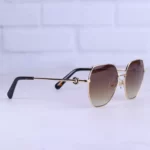 عینک آفتابی بولگاری زنانه فریم فلزی پروانه ای BV40035/2 - Image 4