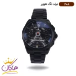 ساعت تگ هویر مردانه بند فلزی مشکی 208