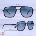 عینک آفتابی مردانه کررا مشکی شیشه آبی TAP 066/1 - Image 2