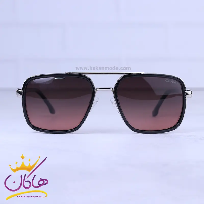 Carrera-highcopy-sunglasses-code-TAP-066.21.webp عینک آفتابی مردانه کررا مشکی شیشه قهوه ای TAP 066/2 - Image 1