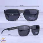 عینک آفتابی کررا مردانه فریم مستطیل مشکی پلاریزه D2454P/3 - Image 2