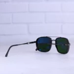 دسته عینک آفتابی مردانه کارتیر مشکی عدسی سبز 8105/1