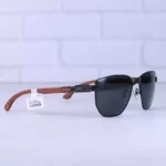 عینک آفتابی مردانه کارتیر مشکی دسته چوبی CT 0460S/1 - Image 4