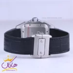 ساعت کارتیر سانتوس مردانه بند چرم مشکی قاب مربع 2878/1 - Image 3