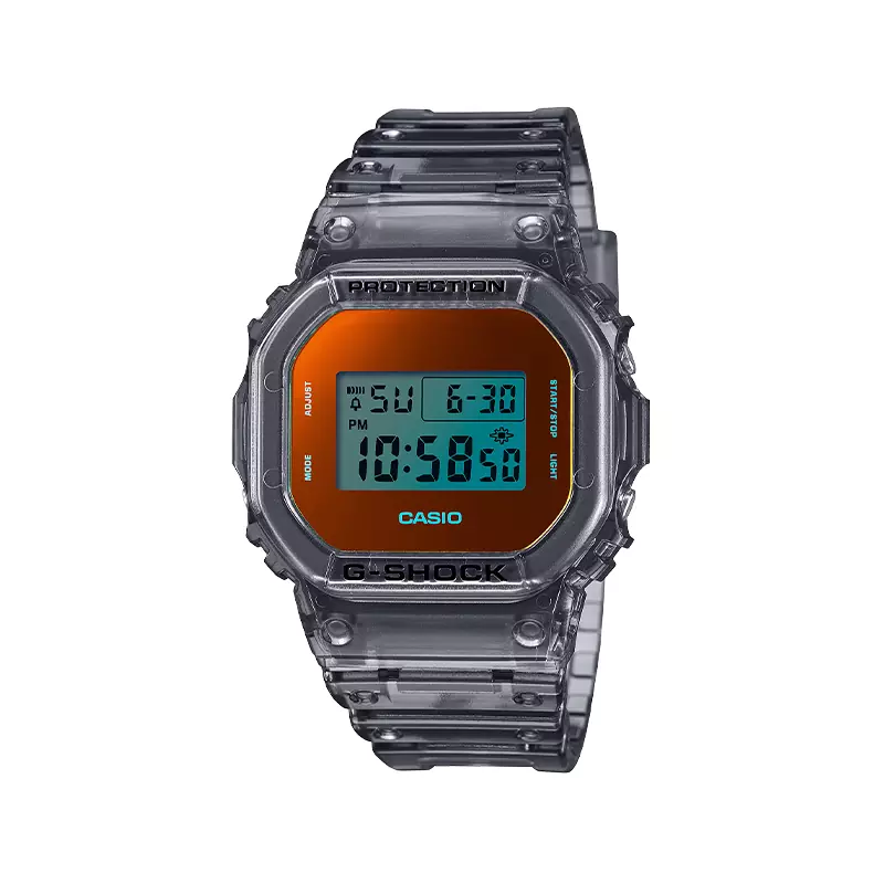 Casio-G-Shock-watch-code-DW-5600TLS-8DR1.webp ساعت کاسیو جی شاک مردانه خاکستری دیجیتال DW-5600TLS-8DR - Image 1