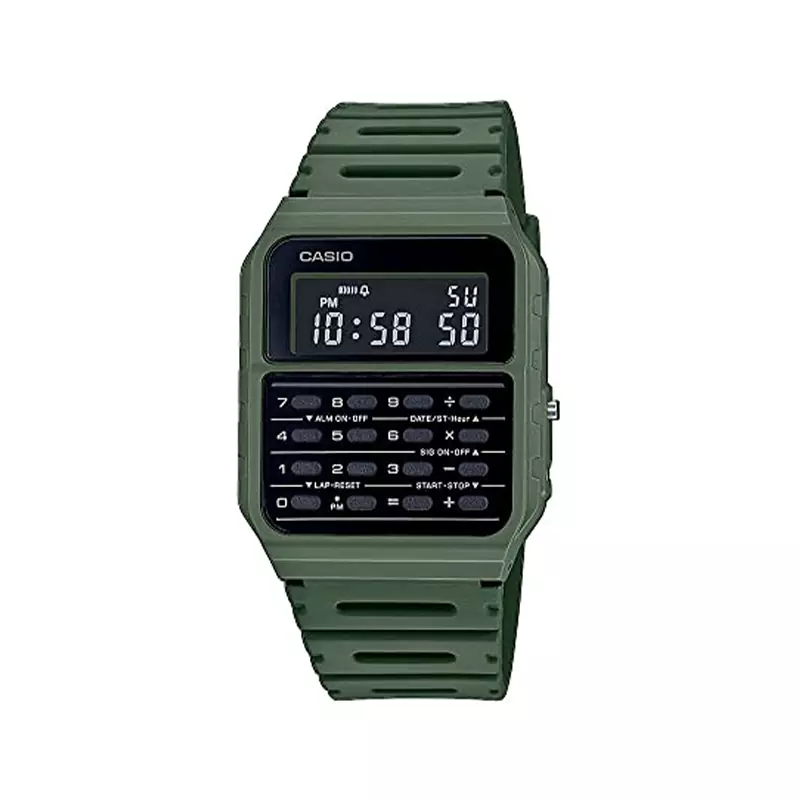 Casio-Watch-Code-CA-53WF-3BDF1.webp ساعت مچی کاسیو مردانه بند رابر سبز دیجیتالی CA-53WF-3BDF - Image 1