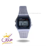 ساعت مچی کاسیو زنانه فلزی نقره ای دیجیتالی A159W-N1DF