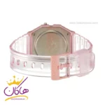 ساعت کاسیو زنانه بند رابر صورتی دیجیتال F-91WS-4DF - Image 2