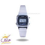 ساعت مچی کاسیو زنانه فلزی نقره ای دیجیتالی LA670WA-1DF