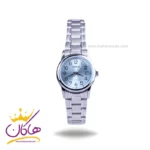 ساعت مچی زنانه کاسیو فلزی صفحه آبی LTP-V002D-2BUDF
