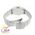 ساعت کاسیو مردانه فلزی نقره ای صفحه سرمه ای MTP-1239D-2ADF - Image 2