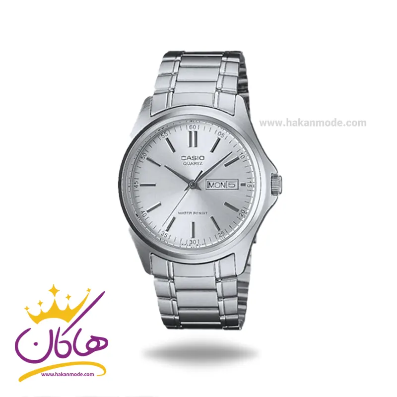 Casio-watch-code-MTP-1239D-7ADF1.webp ساعت عقربه ای کاسیو مردانه فلزی MTP-1239D-7ADF - Image 1