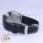 ساعت کاسیو مردانه بند چرم مشکی قاب نقره ای MTP-1375L-1AVDF - Image 2
