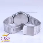 ساعت مچی کاسیو مردانه فلزی نقره ای صفحه مشکی MTP-V002D-1BUDF - Image 3