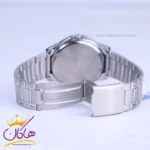 ساعت مچی کاسیو مردانه فلزی نقره ای صفحه مشکی MTP-V004D-1BUDF - Image 3