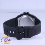 ساعت مچی عقربه ای کاسیو مردانه بند رابر صفحه مشکی MWA-100H-1AVDF - Image 2