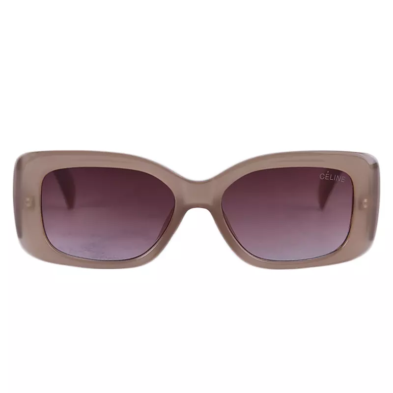 Celine-Sunglasses-code-4S282.21.webp عینک آفتابی سلین زنانه فریم مستطیل قهوه ای 4S282/2 - Image 1