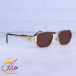 عینک آفتابی سلین زنانه طلایی شیشه قهوه ای 4S235/1 - Image 3