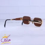 عینک آفتابی سلین زنانه طلایی شیشه قهوه ای 4S235/1 - Image 4