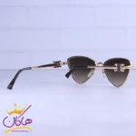 عینک آفتابی سلین زنانه فریم مثلث طلایی 5G128/1 - Image 3
