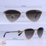 عینک آفتابی سلین زنانه فریم مثلث طلایی 5G128/1 - Image 2
