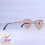 عینک آفتابی سلین زنانه فریم مثلث فلزی طلایی 5G128/2 - Image 3