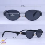 عینک آفتابی سلین زنانه فریم مشکی بیضی KZ 1006/1 - Image 2