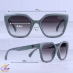 عینک آفتابی شنل زنانه فریم مربع سبز 8906/1 - Image 2