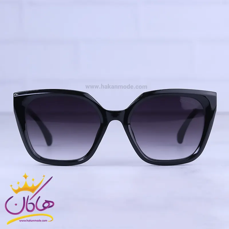 Chanel-highcopy-sunglasses-code-8906.31.webp عینک آفتابی شنل زنانه فریم مربع مشکی 8906/3 - Image 1